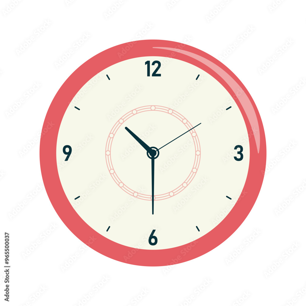 Analog Clock Illustation