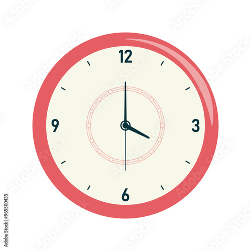 Analog Clock Illustation