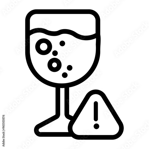 cyanide Line Icon
