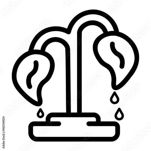 plant Line Icon
