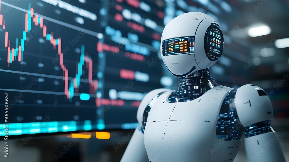 AI Robot Trading Stock Market Data Analytics AI Robot Trading Stock Market Data Analytics