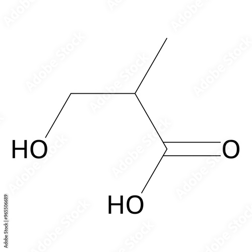 3-hydroxy-2-methyl-propionic acid
