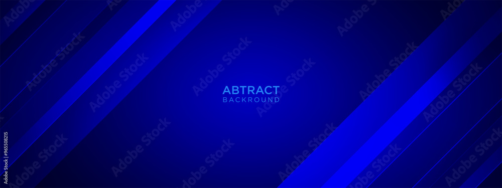 Abstract dark blue futuristic banner background template vector Abstract dark blue futuristic banner background template vector