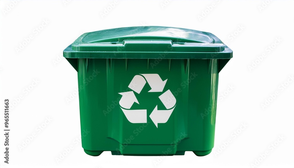 Isolated PNG of a recycling bin Isolated PNG of a recycling bin