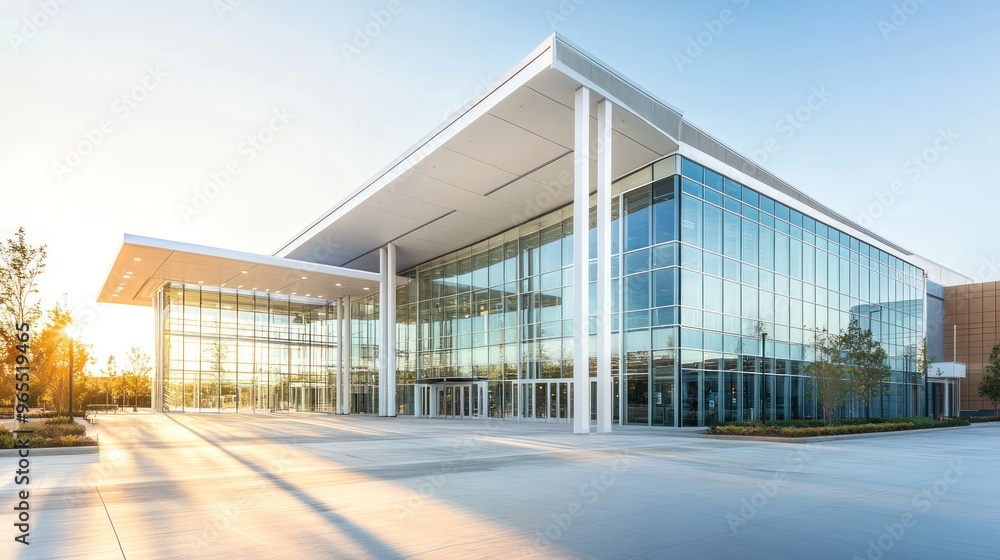 Modern Glass Facade Building Modern Glass Facade Building