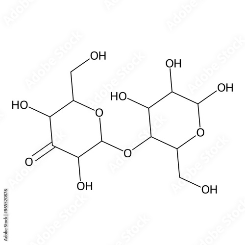 3,5-dihydroxy-2-methylol-6-(4,5,6-trihydroxy-2-methylol-tetrahydropyran-3-yl)oxy-tetrahydropyran-4-one