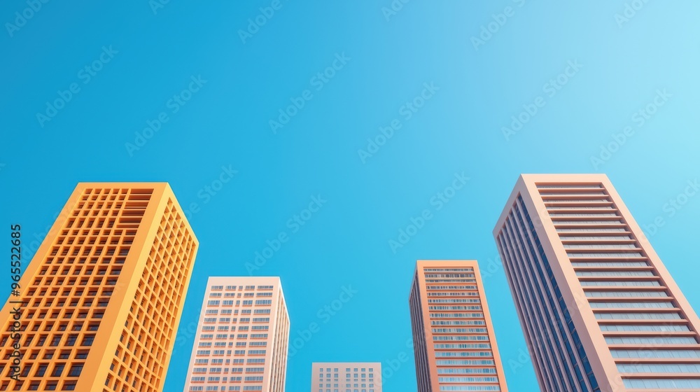 Urban Chaos - Skyscrapers Under Earthquake Stress Simulation | for Text Copy with Selective Focus Urban Chaos - Skyscrapers Under Earthquake Stress Simulation | for Text Copy with Selective Focus