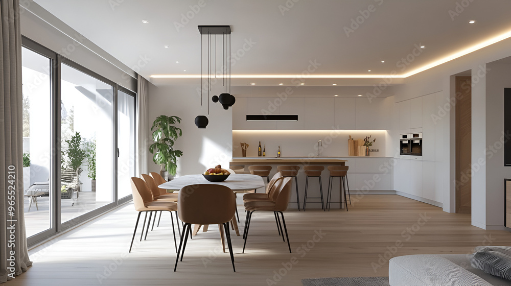 Apartment dining room interior design in the modern era Apartment dining room interior design in the modern era