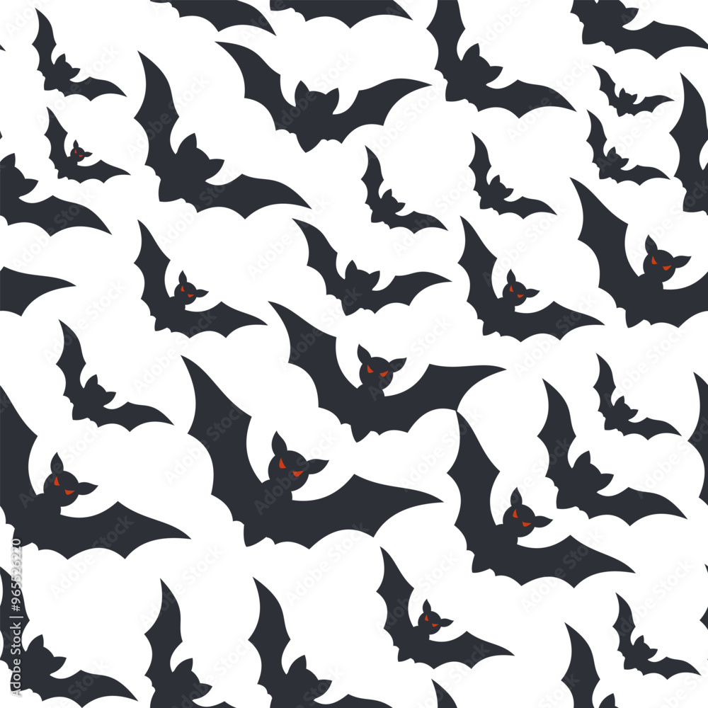 Bat decoration for home vector cartoon seamless pattern background. Bat decoration for home vector cartoon seamless pattern background.