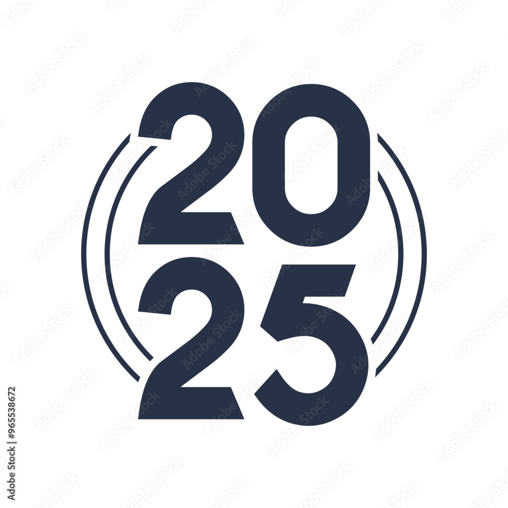 2025 design element logo vector with modern concept idea 2025 design element logo vector with modern concept idea