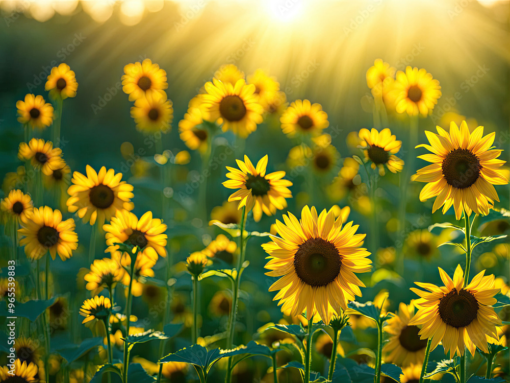 Obraz premium sunflowers in the field