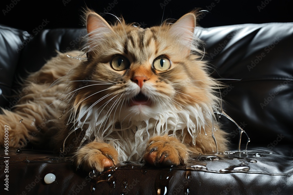 red cat on a couch red cat on a couch