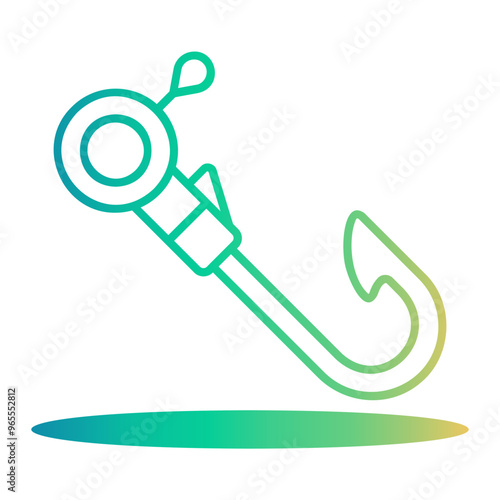bait Line Gradient Icon