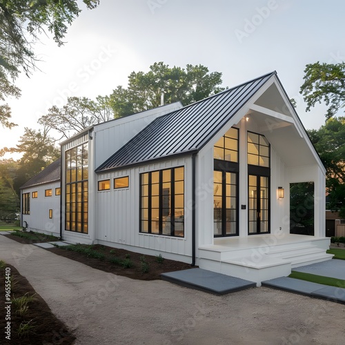 Exterior of a modern and functional house