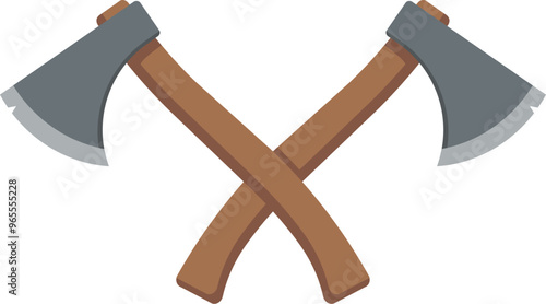 Illustration of two crossed axes.