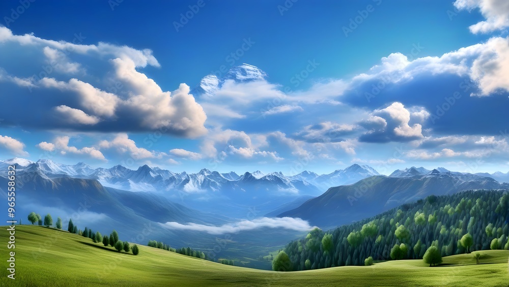Obraz premium landscape with sky