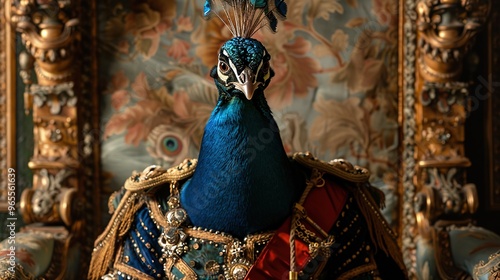 Peacock in a Royal Setting photo