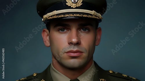 Portrait of a military soldier