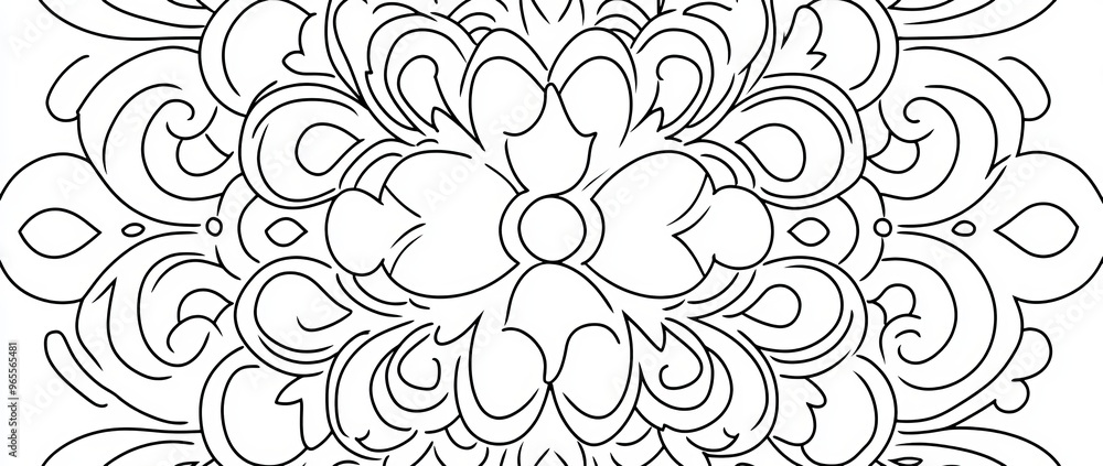 An abstract floral design with ethnic ornaments doodle pattern. Modern illustration Henna Mandala Zentangle stylized for book cover, tattoo, and other design purposes. An abstract floral design with ethnic ornaments doodle pattern. Modern illustration Henna Mandala Zentangle stylized for book cover, tattoo, and other design purposes.