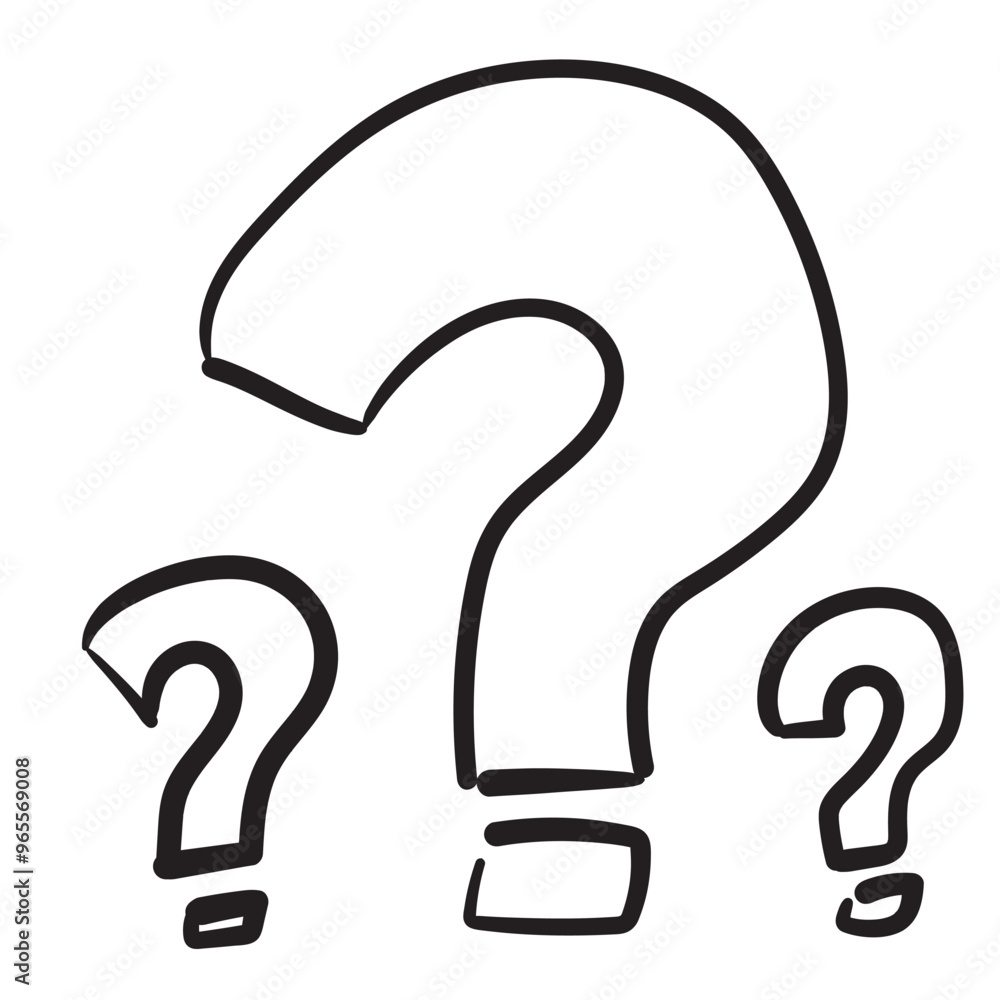 Set of Different Question Marks, Quest and Inquire Symbols Set of Different Question Marks, Quest and Inquire Symbols