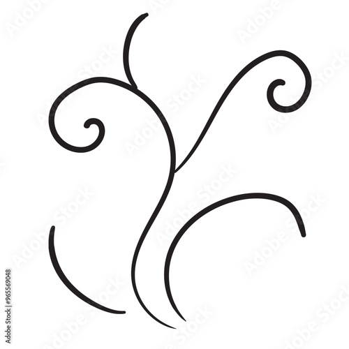 Branches pile icon isolated. Dry twigs pile ready for campfire, black sticks, boughs heap symbols