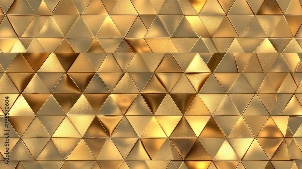 Geometrical Abstract Gold Tiled Triangle Pattern Background - Perfect for Creative Projects Geometrical Abstract Gold Tiled Triangle Pattern Background - Perfect for Creative Projects
