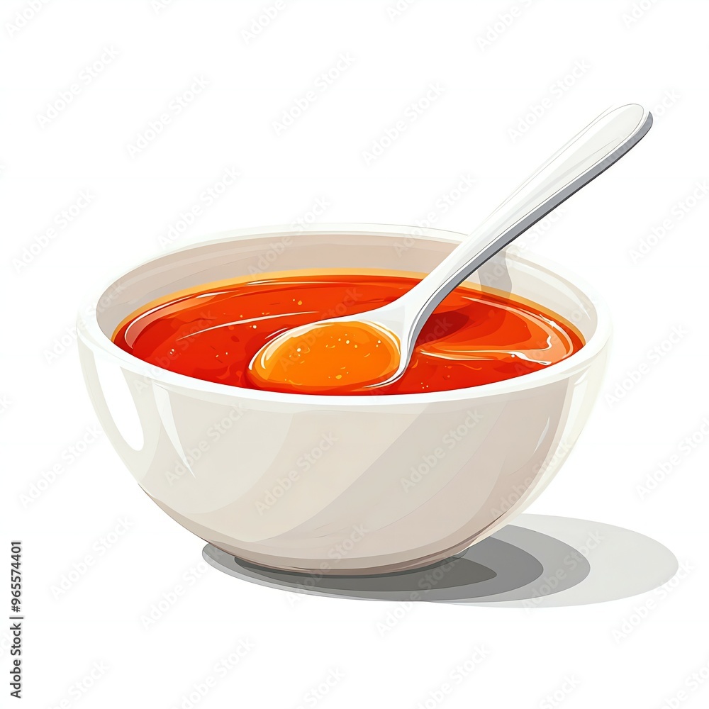 Cartoon Flat Design of a Baby Food Bowl Isolated on a Solid White Background with a Clean and Simple Look for New Beautiful Stock Image Illustration AI Cartoon Flat Design of a Baby Food Bowl Isolated on a Solid White Background with a Clean and Simple Look for New Beautiful Stock Image Illustration AI