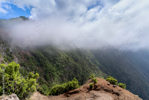 Landscape. View of Frontera from Jinama viewpoing. El Hierro island. Canary islands. Spain photo