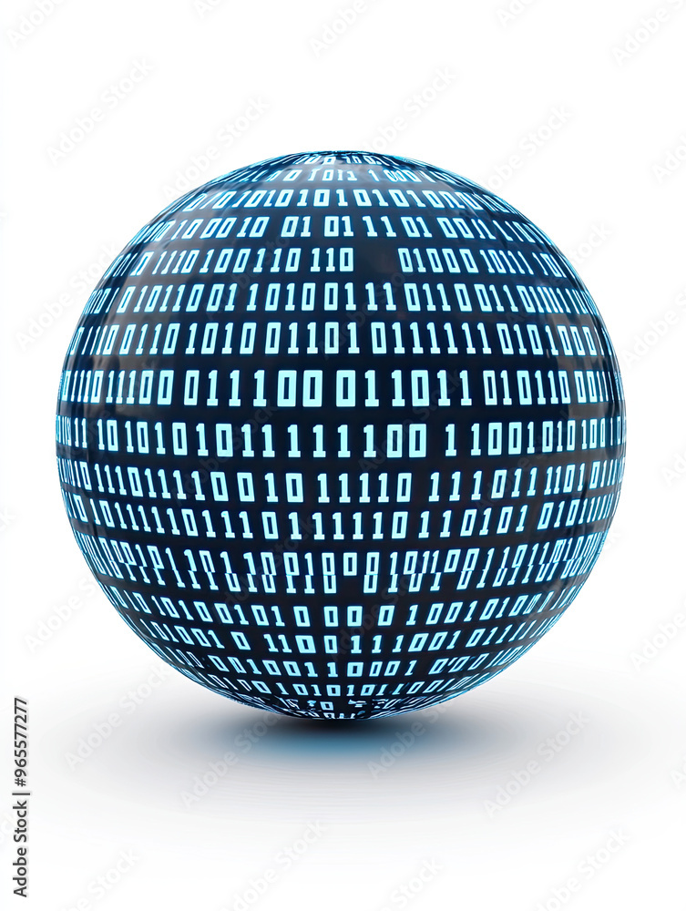 Digital globe composed of binary code, representing technology, data, and connectivity in the modern world. Digital globe composed of binary code, representing technology, data, and connectivity in the modern world.