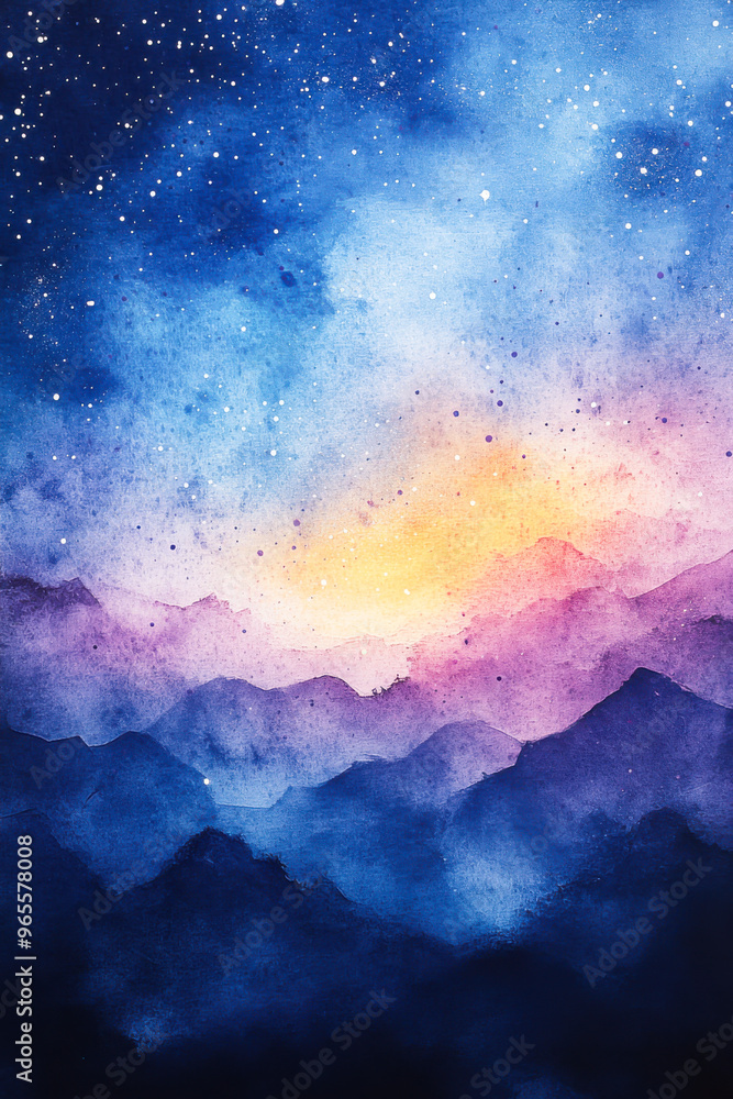 Obraz premium Abstract galaxy space background. night sky background
