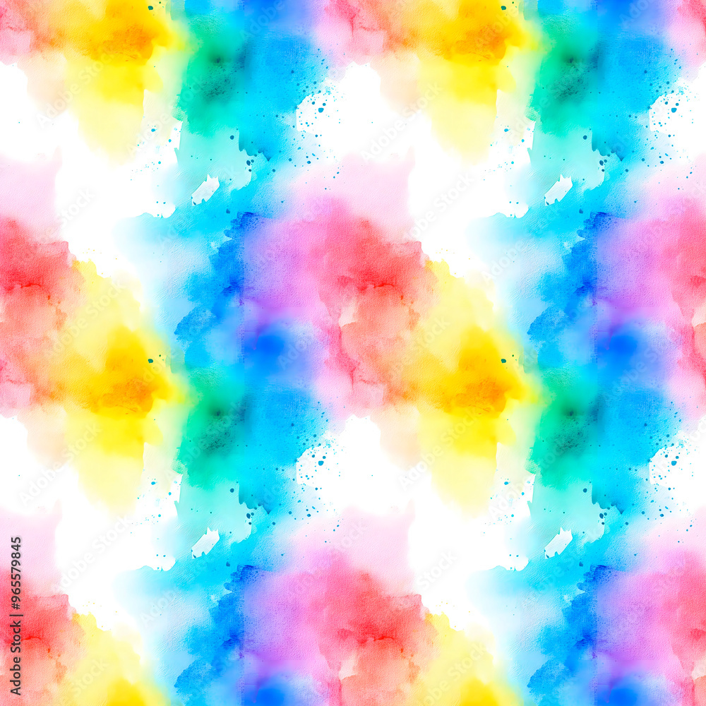 Seamless pattern with watercolor paints with splashes and smudges. Abstract colorful background. Seamless pattern with watercolor paints with splashes and smudges. Abstract colorful background.
