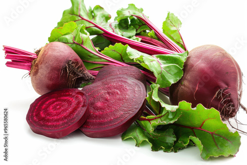 beetroot isolated on white background photo