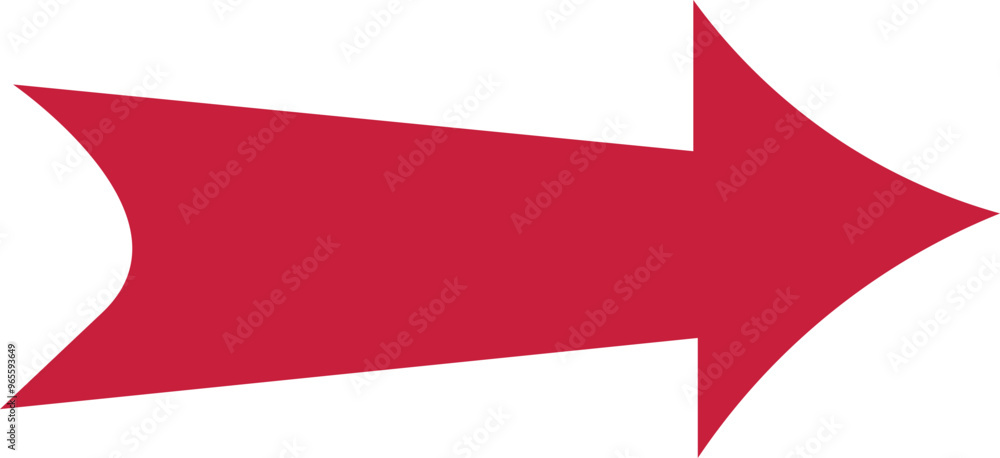 basic straight arrows, pointed edge basic straight arrows, pointed edge