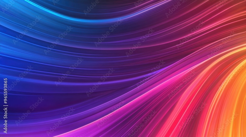 A colorful abstract background with wavy lines, AI A colorful abstract background with wavy lines, AI