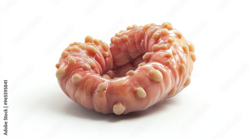 Abstract Organic Shape with Bumps. Abstract Organic Shape with Bumps.