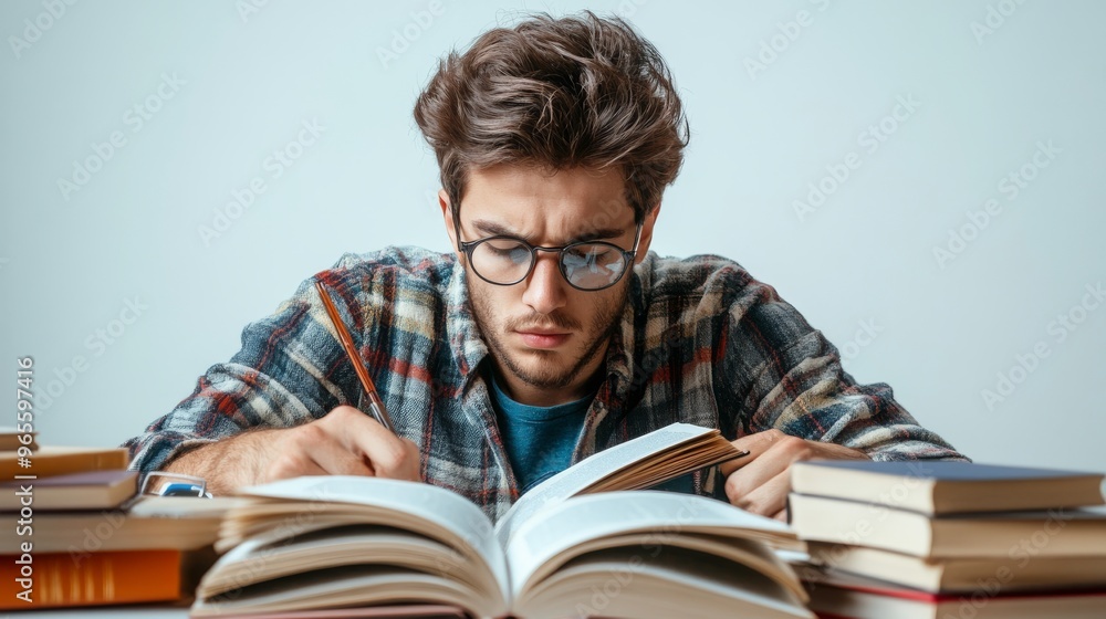 Student Studying. Student Studying.