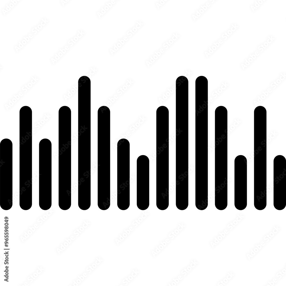 Radio Wave, Audio Technology, Music Sound Wave Icon Radio Wave, Audio Technology, Music Sound Wave Icon