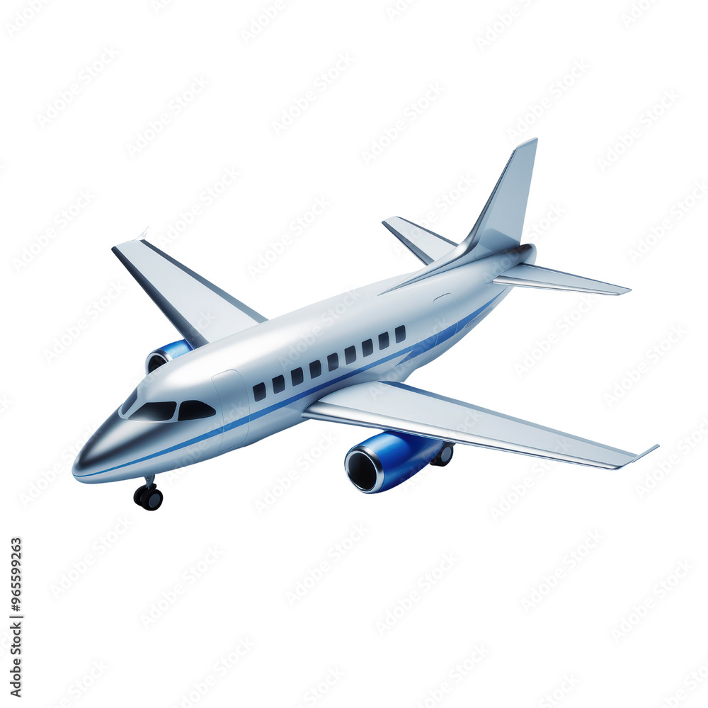 A sleek, modern aircraft with a streamlined design, featuring jet engines and a prominent tail fin, ideal for short to medium-haul flights