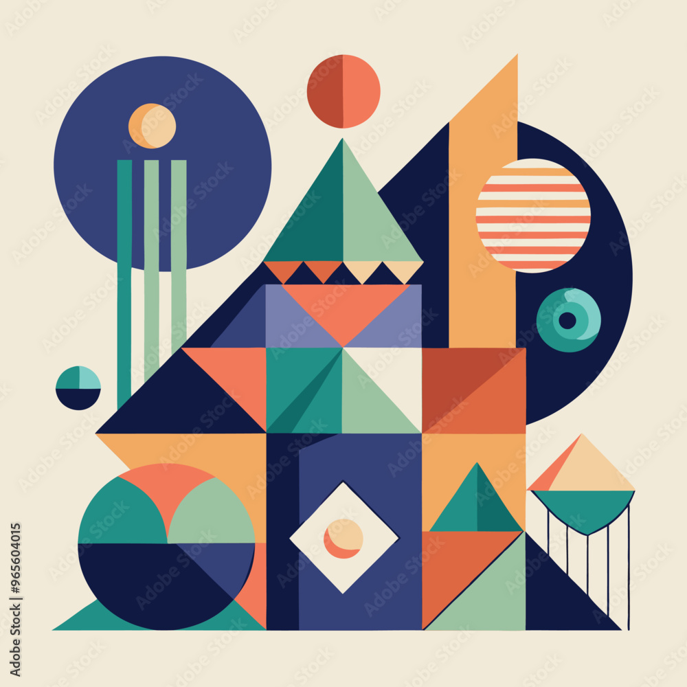 Abstract Geometric Shapes – Modern, minimal designs. Abstract Geometric Shapes – Modern, minimal designs.