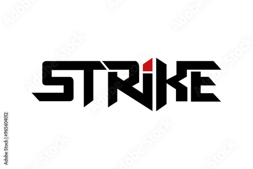 Strike typography design vector, for t-shirt, poster and other uses