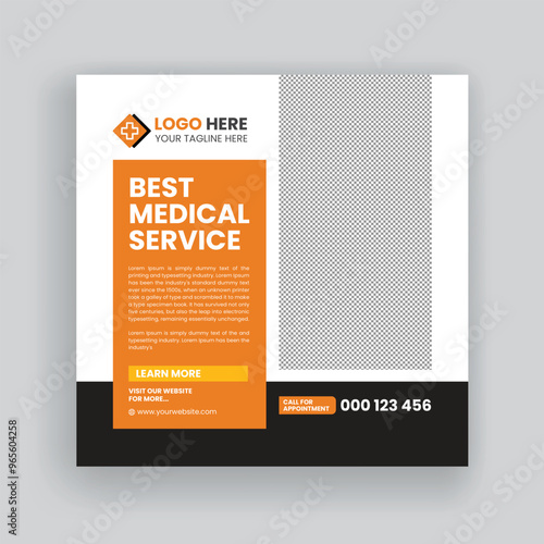 Medical Service Social Media Post Design Banner