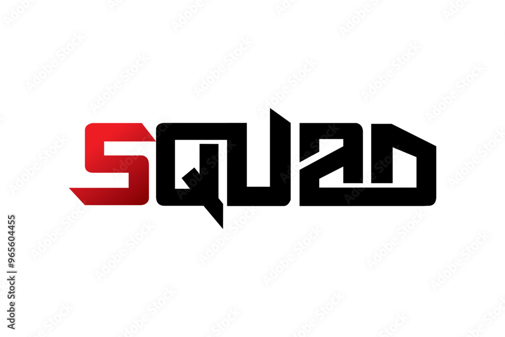 Squad typography design vector, for t-shirt, poster and other uses Squad typography design vector, for t-shirt, poster and other uses