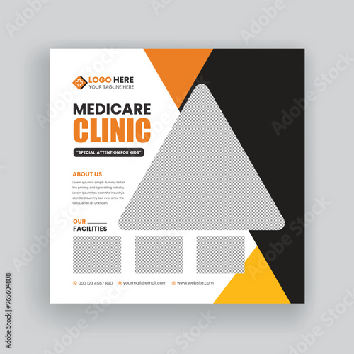 Medical Service Social Media Post Design Banner