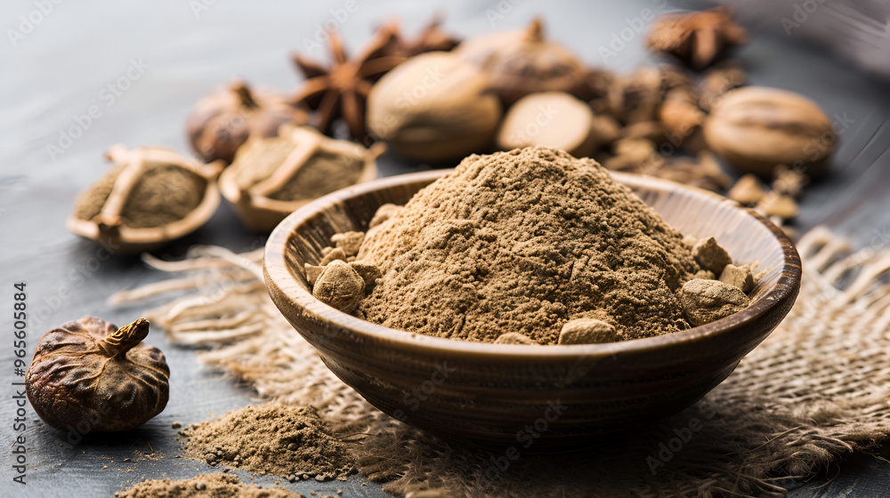 Traditional Medicine Trifala powder, also known as triphala churan, is an old remedy for dyspepsia and constipation. Traditional Medicine Trifala powder, also known as triphala churan, is an old remedy for dyspepsia and constipation.