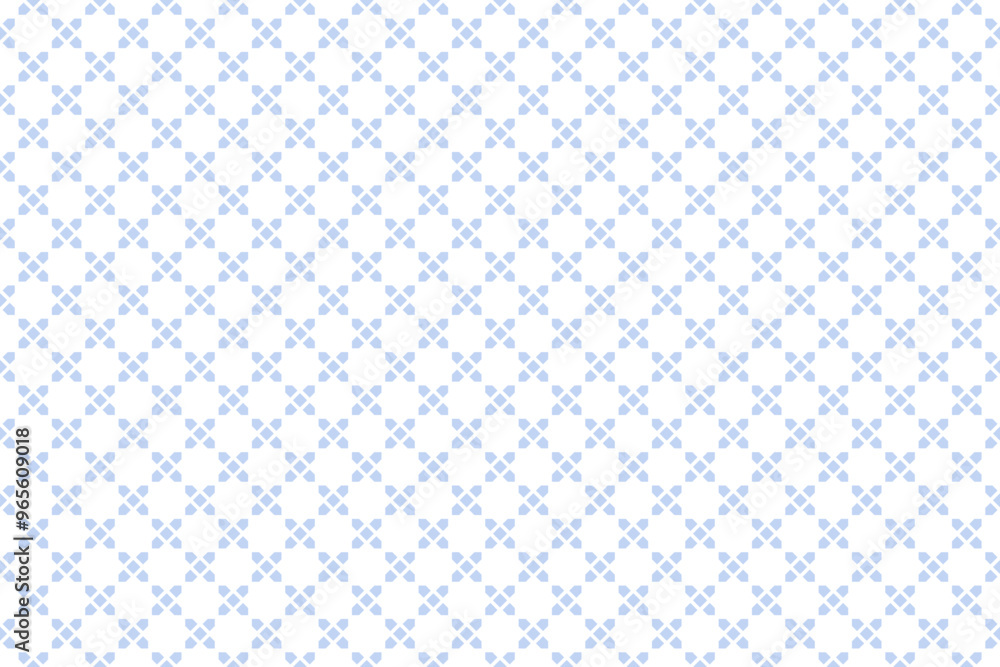 Abstract Seamless Diagonal Outline Geometric Checked Light Blue Pattern. White Textured Background. Abstract Seamless Diagonal Outline Geometric Checked Light Blue Pattern. White Textured Background.