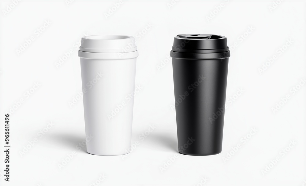 black plastic cup black plastic cup