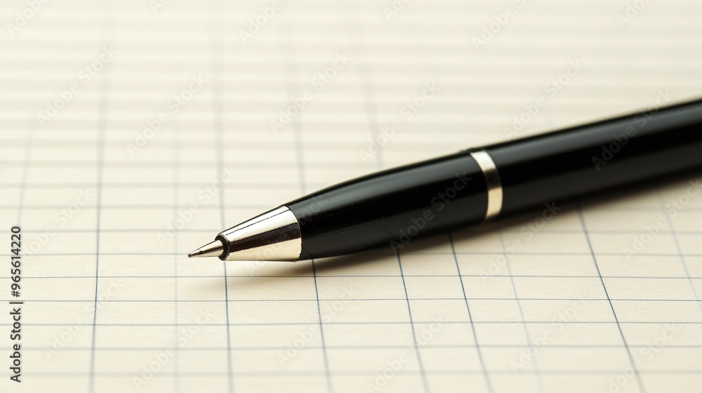 pen on notepaper business idea. Copy space image. Place for adding text and design pen on notepaper business idea. Copy space image. Place for adding text and design