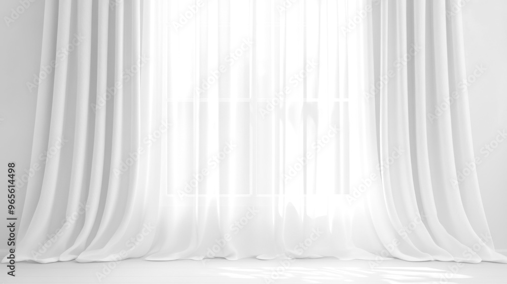 Soft white curtains background for graphic design or wallpaper. Soft white curtains background for graphic design or wallpaper.