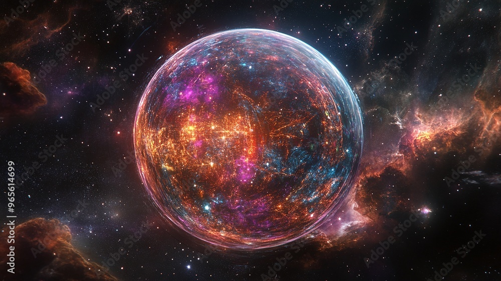 Space astronomy universe sphere. Space astronomy universe sphere.