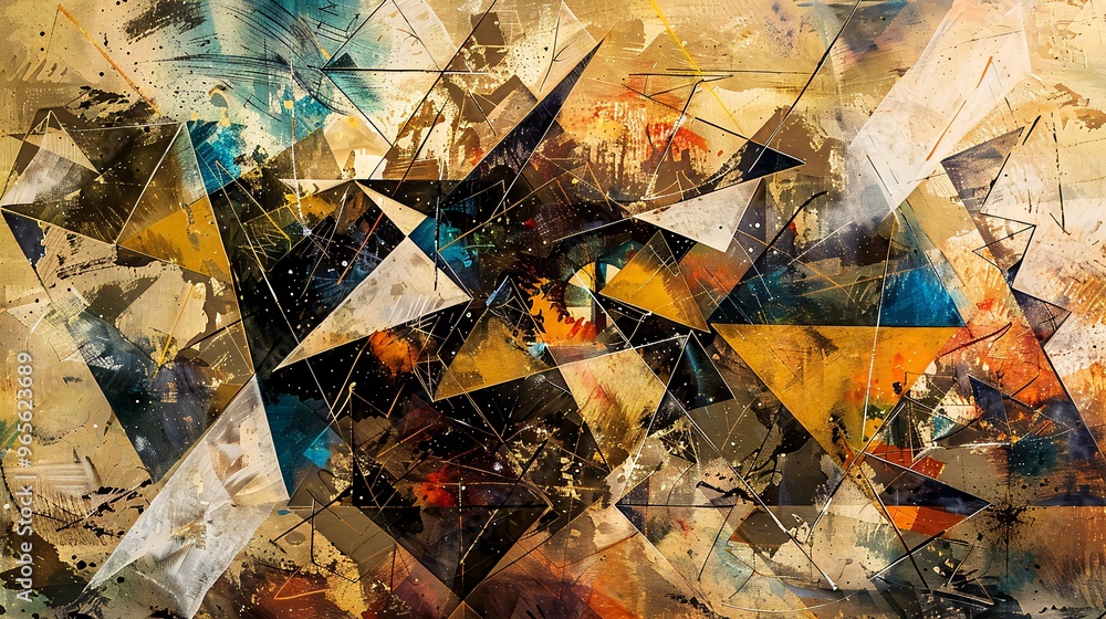 Abstract composition featuring dynamic shapes and vibrant colors, evoking emotion and movement. Abstract composition featuring dynamic shapes and vibrant colors, evoking emotion and movement.